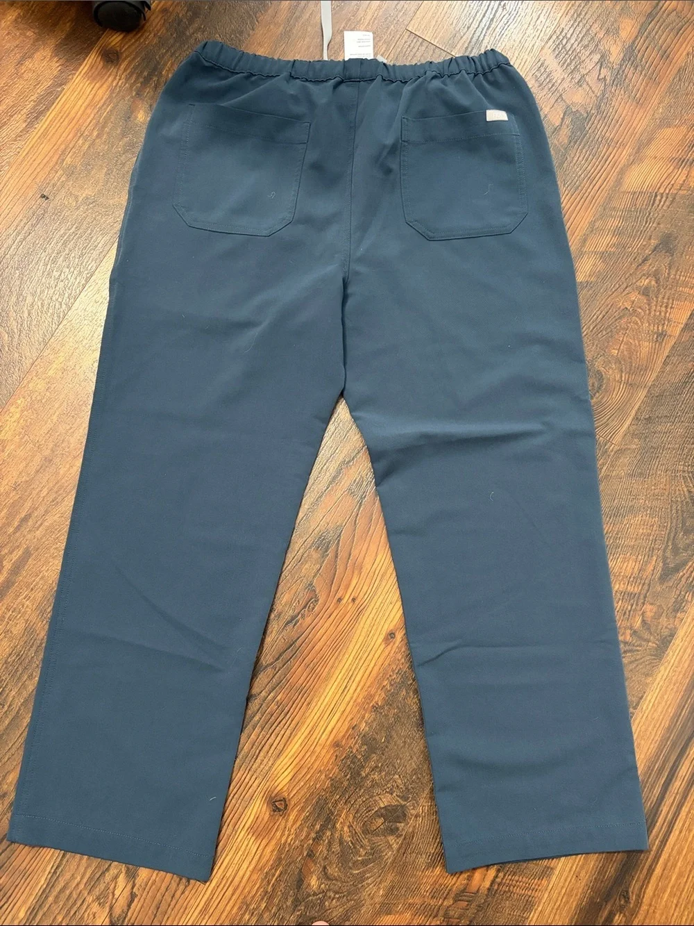 Men's Navy Elastic Waist Pants - Casual Comfort MS
